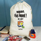 Mom, I'm Home! Personalized Laundry Bag
